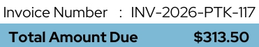 Invoice recognized field